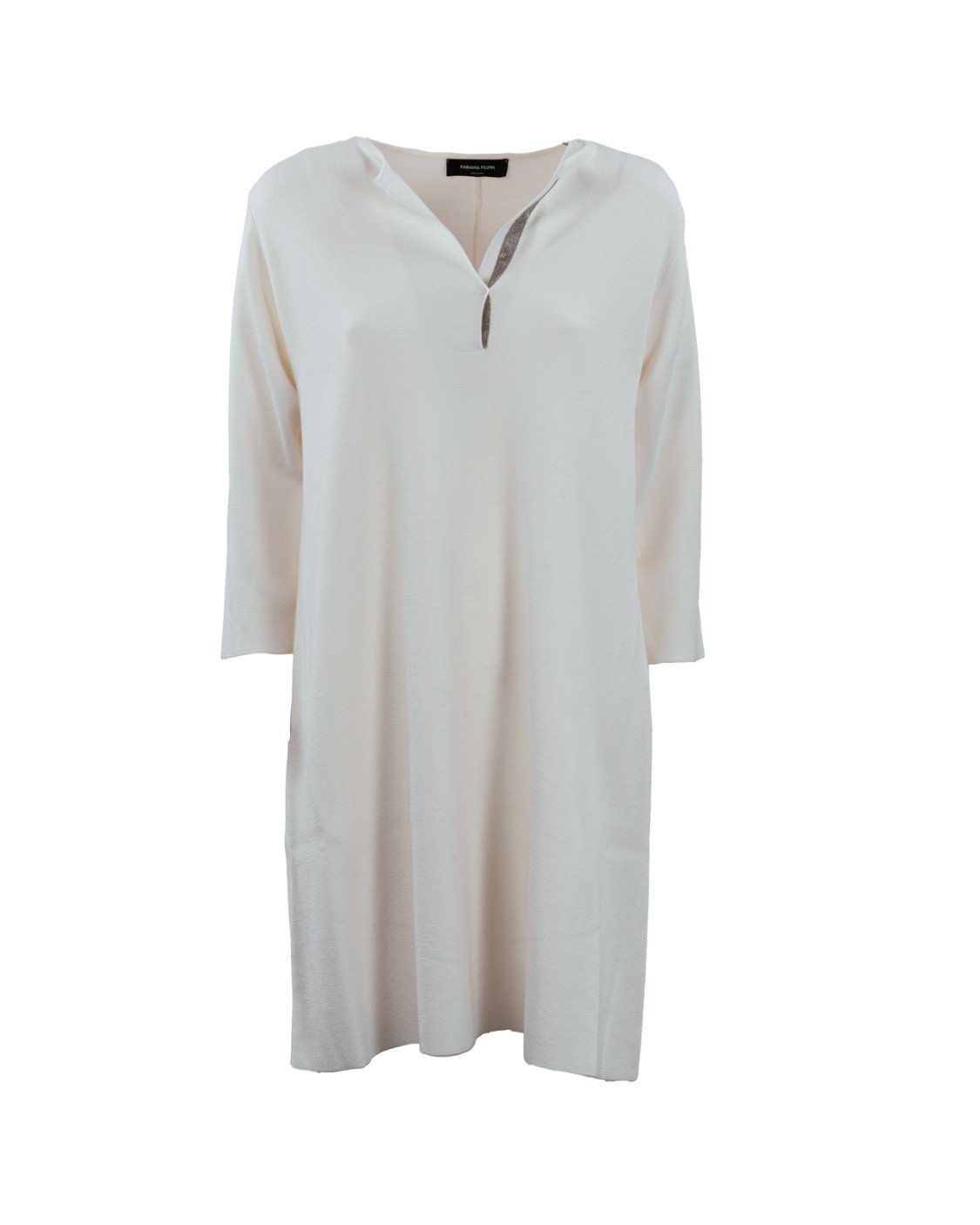 shop FABIANA FILIPPI  Abito: Fabiana Filippi abito in lana merino.
Abito punto stitch in un tessuto di lana merino.
Collo a polo.
Dettaglio in punto luce.
Maniche lunghe.
Tessuto: 100% lana.
Fabbricato in Italia.. ABD213F130D462-25RAFIA number 9724901